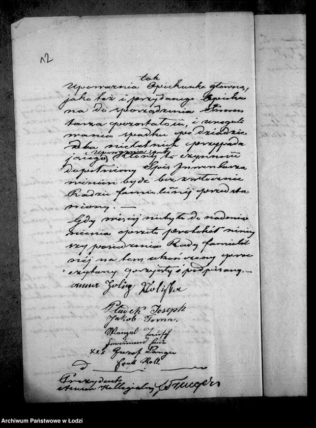 Obraz 16 z jednostki "Akta tyczące się ustanowienia opieki nad nieletnimi Józefem, Matyldą i Pauliną rodzeństwem Holup po zmarłym Józefie Holup"