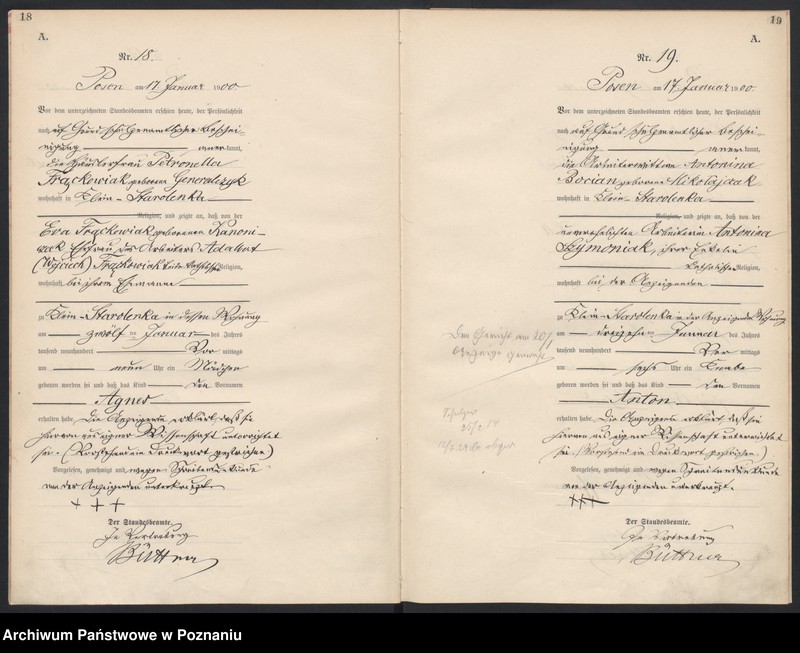 Obraz 12 z jednostki "Księga miejscowa urodzeń"