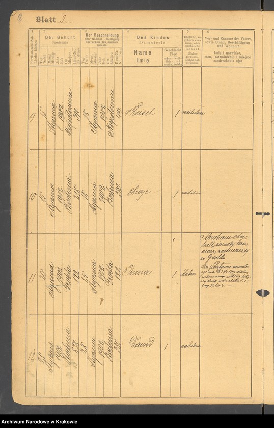 image.from.unit.number "Księga aktów urodzeń"