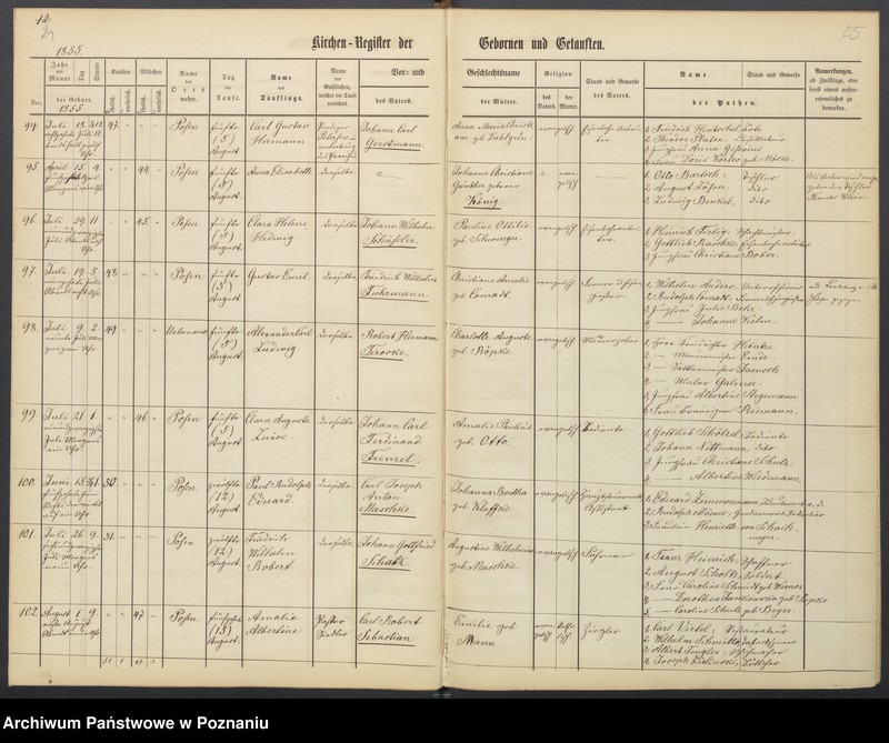 Obraz 15 z jednostki "[Akta urodzeń i chrztów, ślubów, zgonów]"