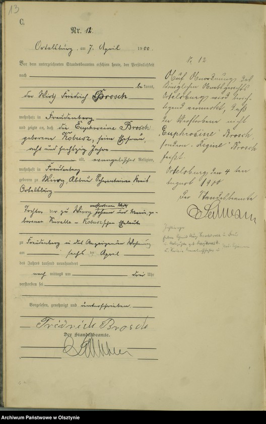 image.from.unit.number "Sterbe-Haupt-Register Nr 1 - 46"