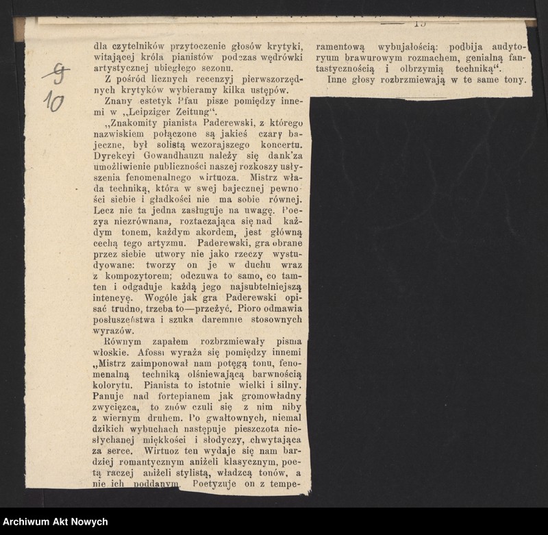 image.from.unit.number "Tournée en Pologne et Russie. Janvier-Mars 1899 (Wycinki prasowe i programy koncertów w Królestwie Polskim, Rosji oraz Galicji; wiersz J. A. Święcickiego)"