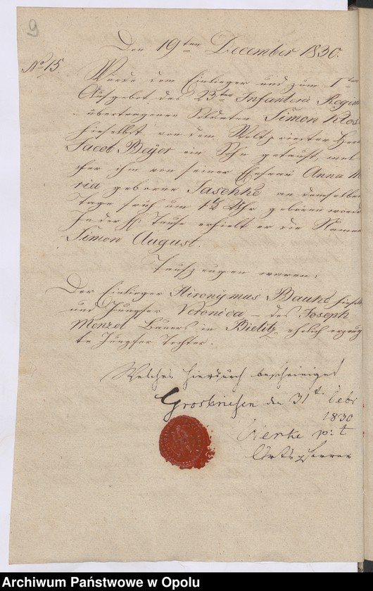 image.from.unit.number "Duplikate der Kirchen-Matrikel von Grosz-Briesen [Gross Briesen]1830-1858 [kościół filialny w Brzezinach parafii rzymskokatolickiej w Skoroszycach (Friedewalde)]"