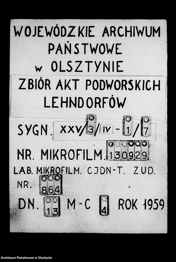 image.from.unit.number "/Leichenpass für die verstorbene Landhofmeisterin Gfin Amelie v. Lehndorff geb. Gfin Schmettau- Stohnsdorf von Königsberg nach Friedrichstein/"