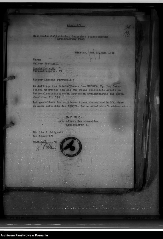 Obraz 17 z jednostki "Einsatz von Beamten in den Ostgebieten"