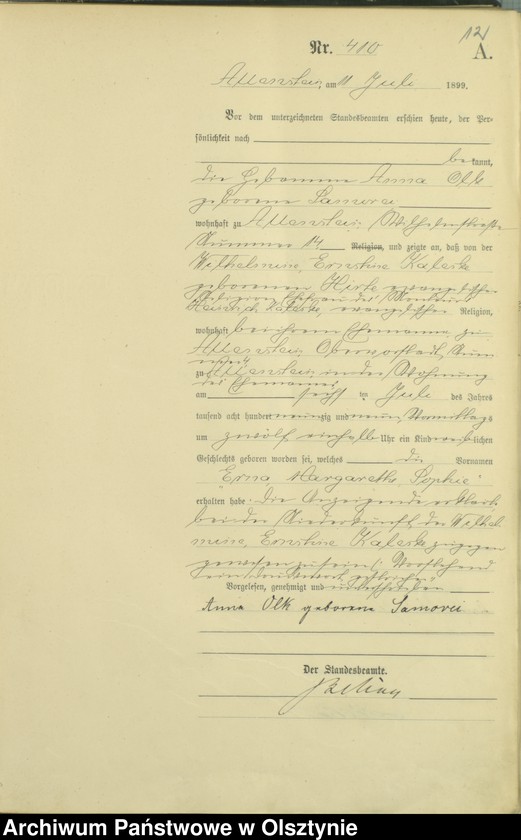 image.from.unit.number "Geburts-Haupt-Register Tom II,Nr 400 - 792"