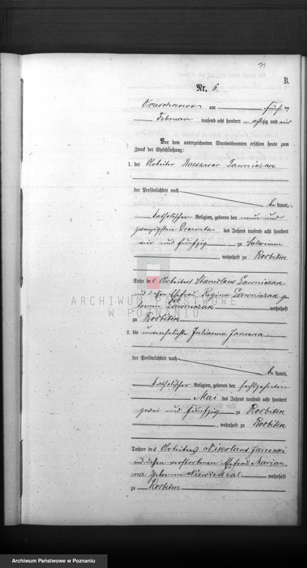 Obraz 13 z jednostki "Księga małżeństw"