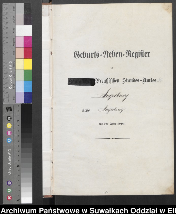image.from.unit.number "Geburts-Neben-Register des Preussischen Standes-Amtes Angerburg Kreis Angerburg Band I"