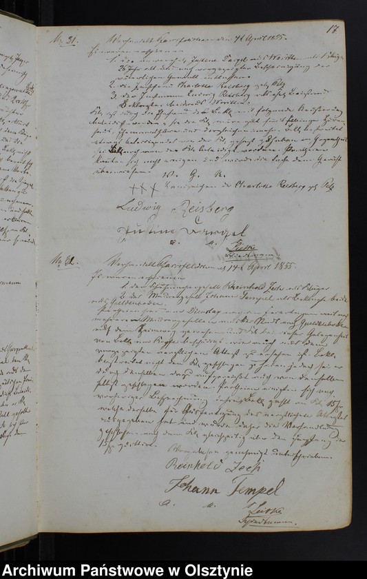 image.from.unit.number "Protocoll-Buch von dem ländliche Kirchspiels Mohrungen"