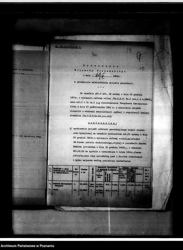 Obraz 20 z jednostki "Operat szacunkowy Jabłonowo powiat chodzieski i tymczasowy rejestr pomiarowy"