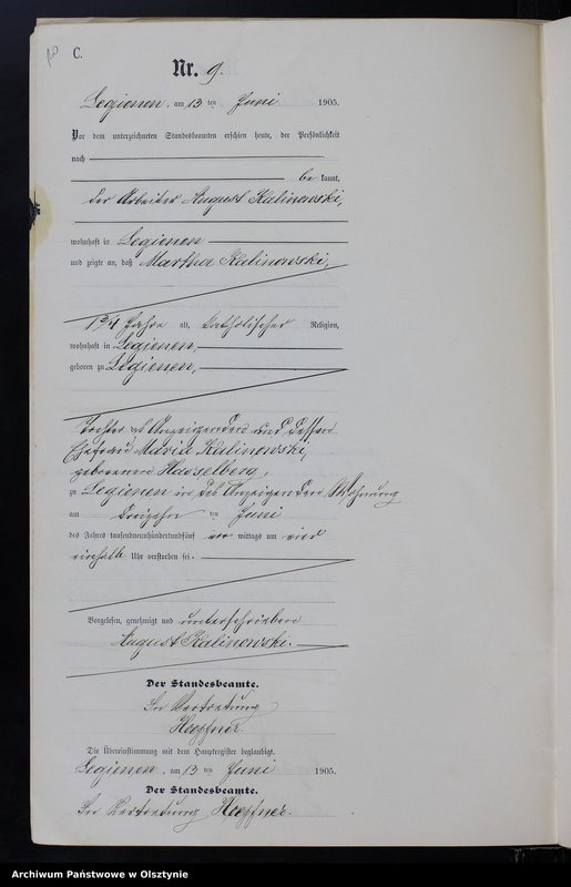 image.from.unit.number "Sterbe-Neben-Register Nr 1 - 17"