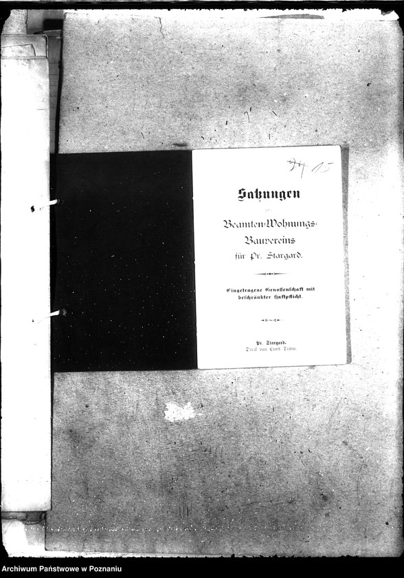 Obraz 19 z jednostki "Kooperatywy [spis kooperatyw i spółek budowlanych, urzędniczych i robotniczych]"