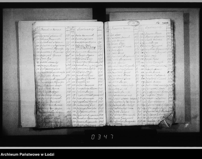 Obraz 20 z jednostki "Skorowidz do akt urodzeń"