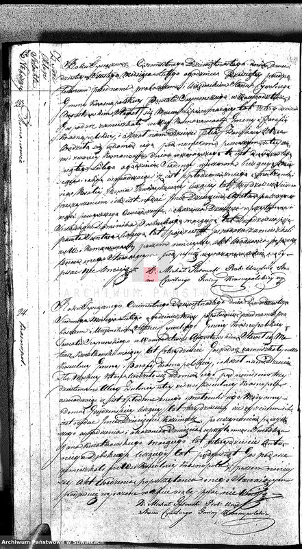 image.from.unit.number "Akta Urodzonych Gminy Krasnopolskiey w Powiecie Seyneńskim w Województwie Augstowskim od 1-go Stycznia 1819."