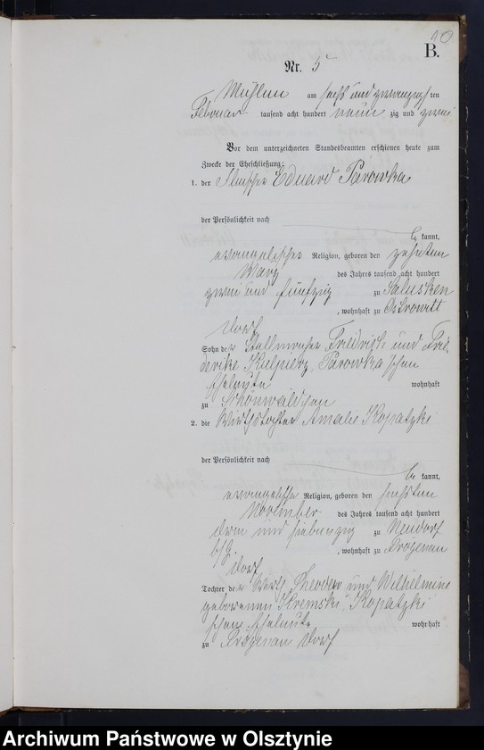 image.from.unit.number "Heiraths-Neben-Register Nr 1 - 23"