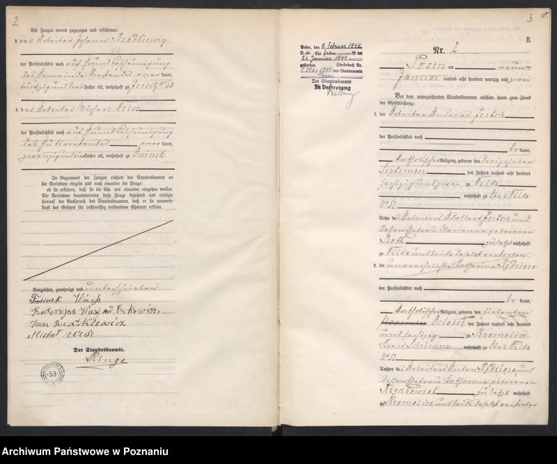 Obraz 4 z jednostki "Księga małżeństw"