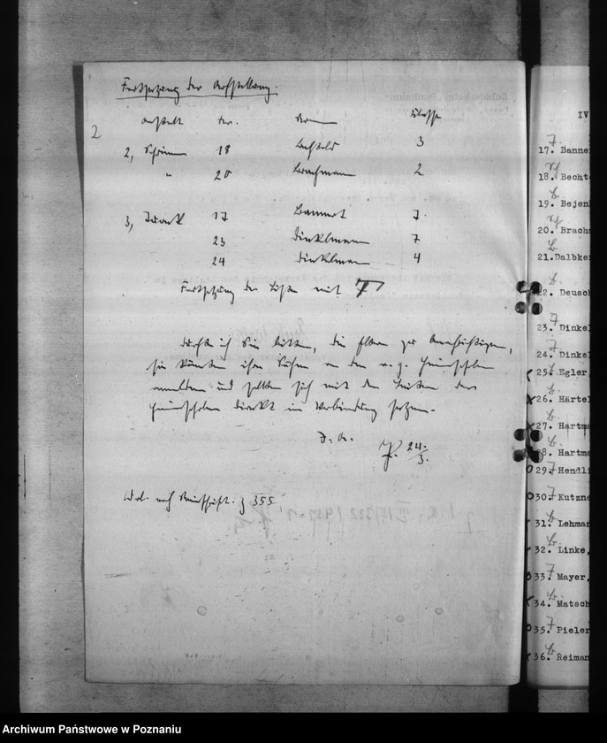 Obraz 6 z jednostki "Aufnahme der Schüler in die Oberschulen."