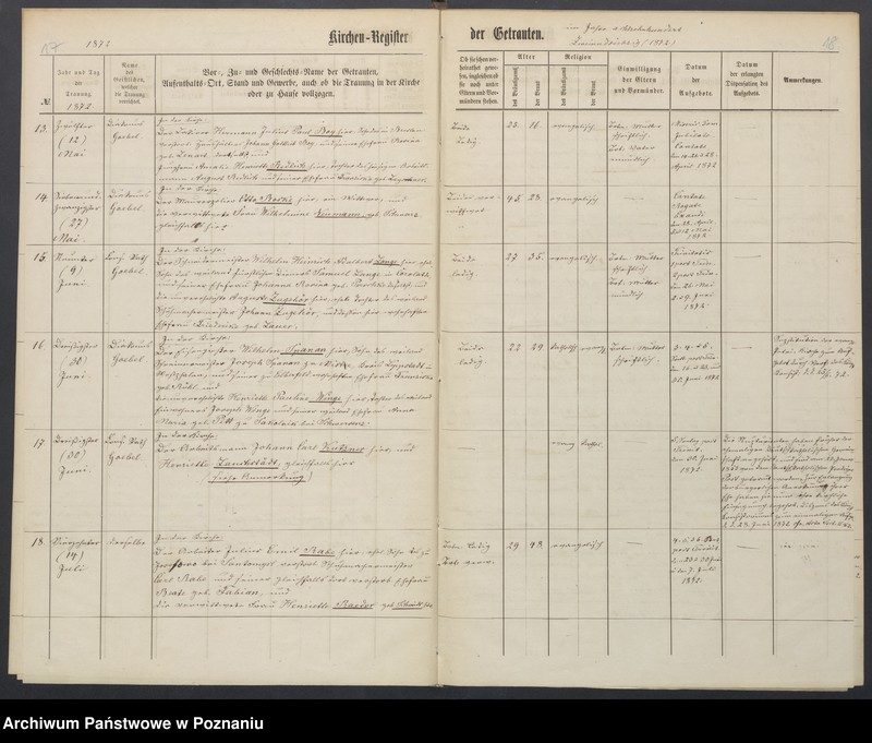 Obraz 12 z jednostki "Duplikat der Tauf, Trau und Sterberegister"