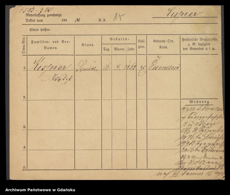 image.from.unit.number "Karty meldunkowe: Kismann - Kjerumgaard"