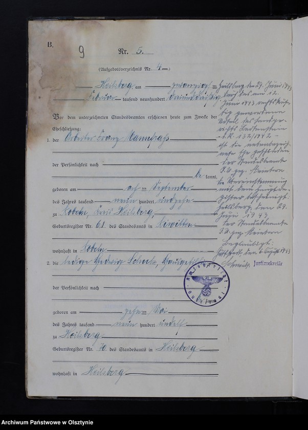 image.from.unit.number "Heirats-Neben-Register Nr 1-61"