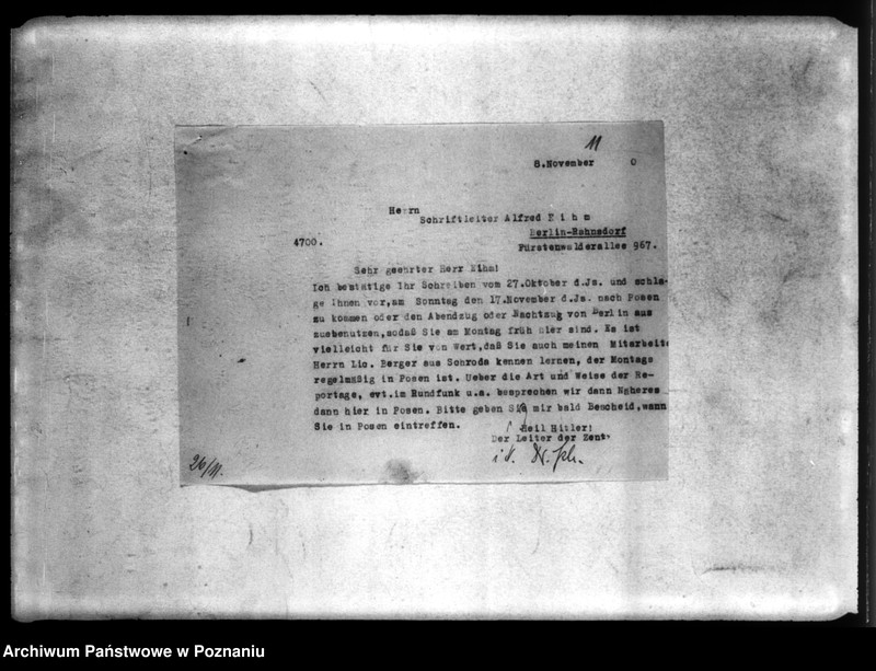 Obraz 15 z jednostki "Korespondencja w sprawie przewożenia zwłok Niemców, którzy zginęli w 1939 roku oraz w sprawie samochodu i w sprawie wynagrodzenia szoferów za pracę"