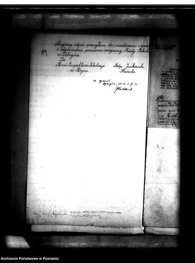 Obraz 19 z jednostki "Rozrachunek rozparcelowanego obszaru dworskiego Dębogóra powiatu szubińskiego"