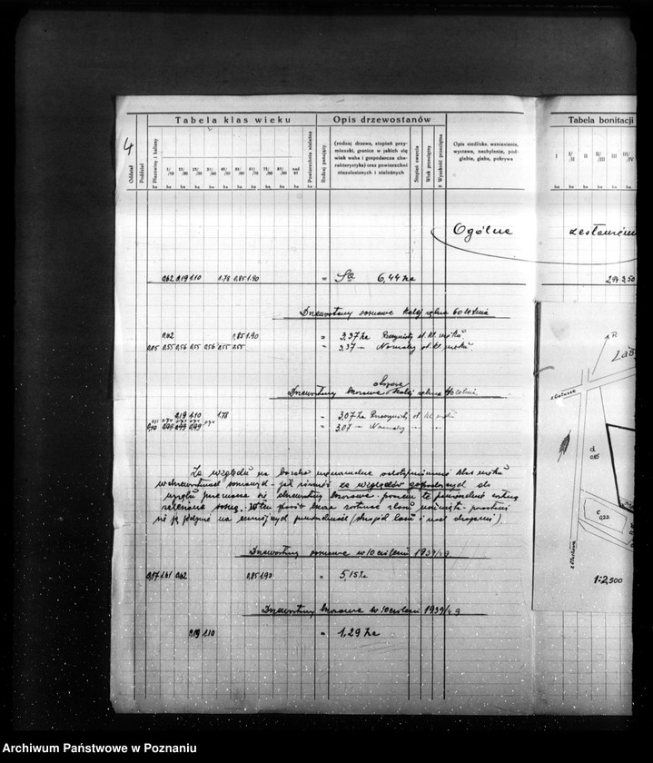 Obraz 8 z jednostki "Program urządzenia gospodarstwa leśnego dla lasu Michała Strojnego w gminie Gołuski powiat poznański 1929-1939"