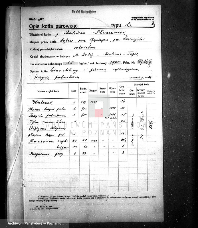 Obraz 7 z jednostki "Majętność Dąbcze B. Płócieniaka, pow. leszczyński nr woj. kotła 6379"