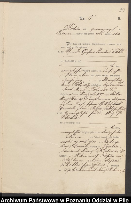 image.from.unit.number "Księga małżeństw"