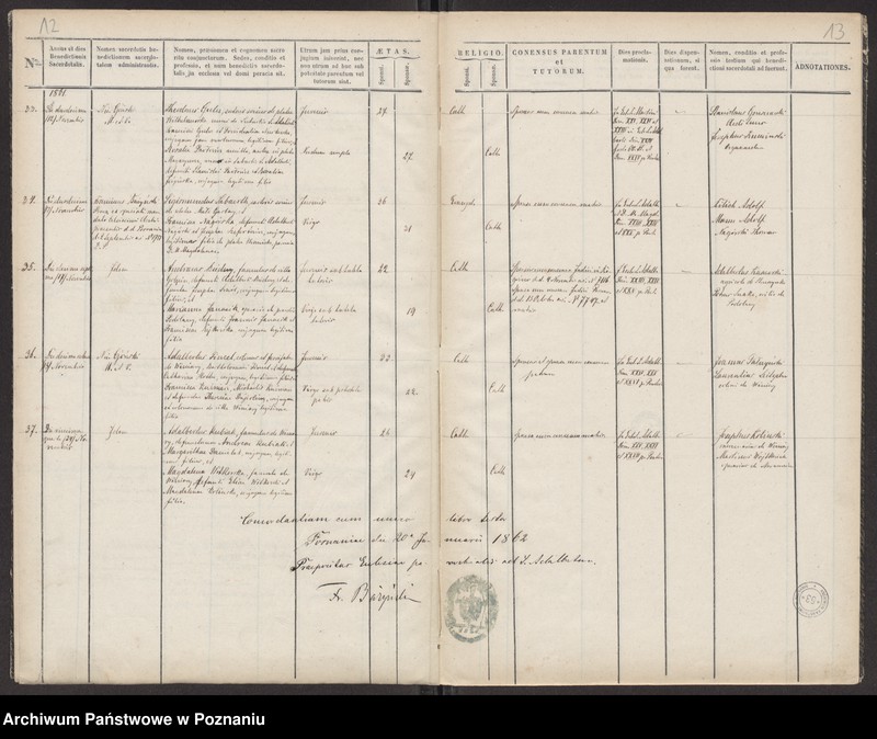 Obraz 10 z jednostki "Księga małżeństw"