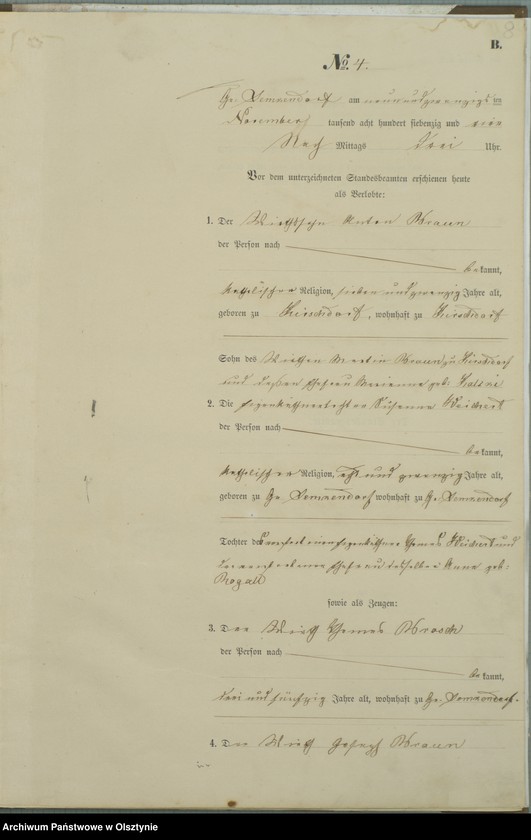 image.from.unit.number "Haupt-Heiraths-Register Nr 1 - 4"
