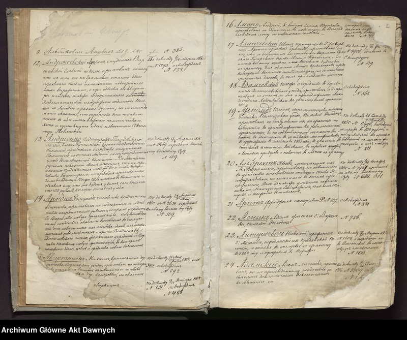 Obraz z jednostki "[Alfabetyczny spis przestępców politycznych, w sprawie których śledztwo prowadziła Tymczasowa Komisja Śledcza T.I.]"