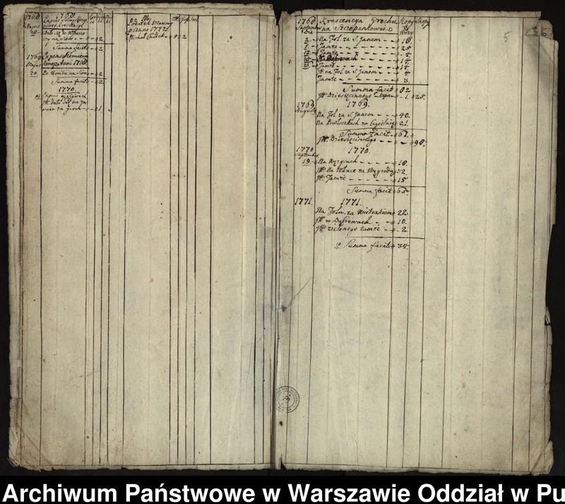 image.from.unit.number "Różne rachunki gospodarcze folwarku szczepankowskiego"