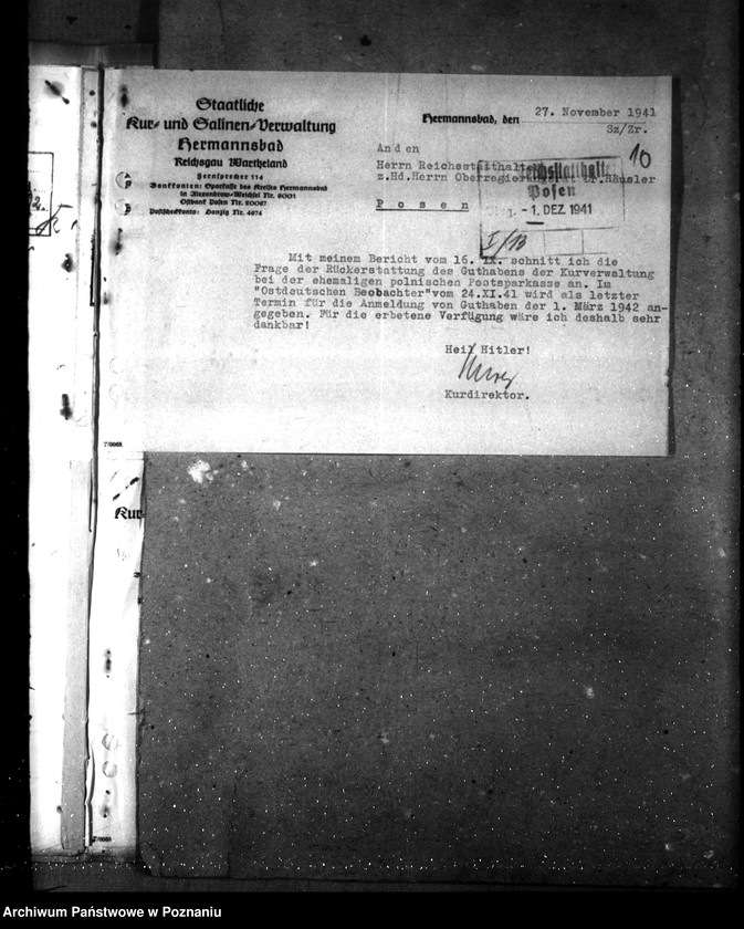 Obraz 14 z jednostki "Hermannsbad- Vorkriegsschulden (Ciechocinek)"