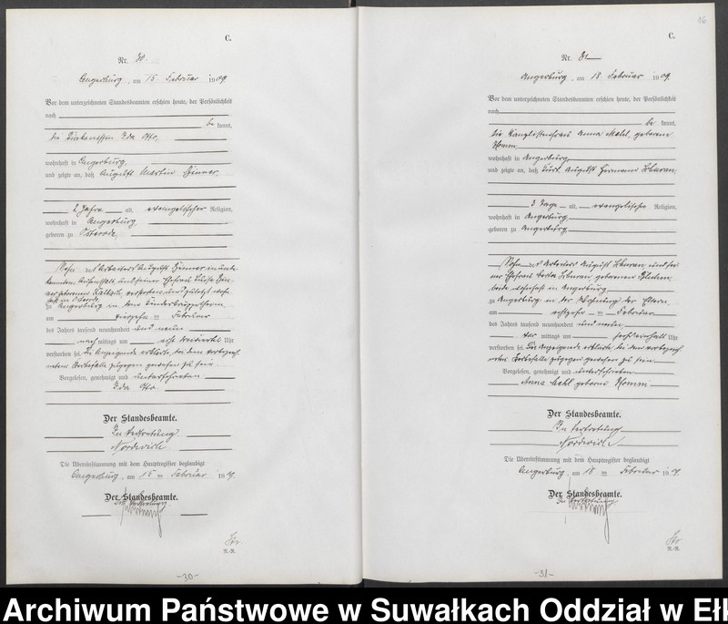 image.from.unit.number "[Sterbe-Neben-Register des Preussisches Standes-Amtes Angerburg Kreis Angerburg]"