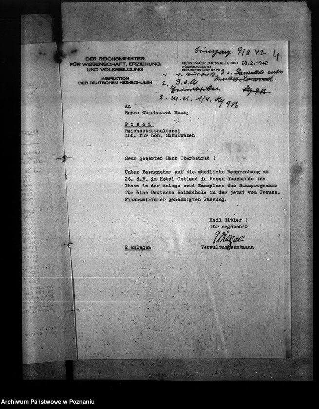 Obraz 8 z jednostki "Bauvorhaben für die Heimschulen ind Schülerheime"