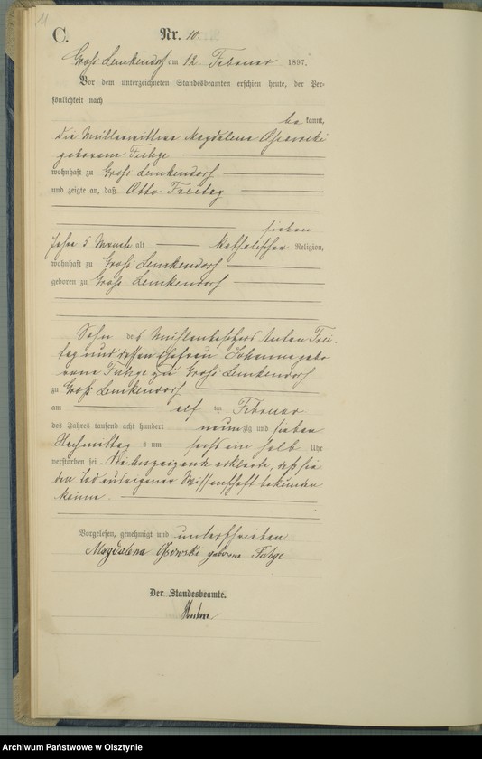 image.from.unit.number "Sterbe-Haupt-Register Nr 1 - 60 i 1 - 55"