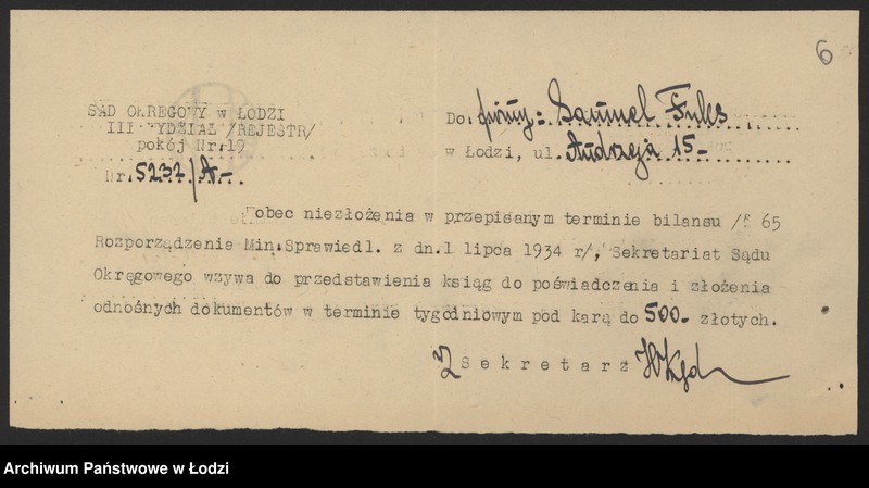 Obraz 8 z jednostki "Samuel Fuks – sklep kolonialny"