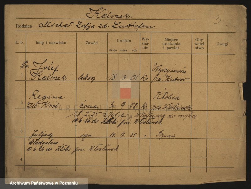 image.from.unit.number "Kaliszek - Kałuża"