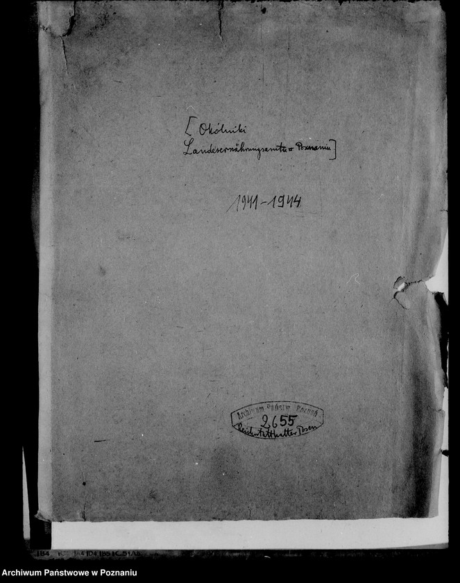 Obraz 4 z jednostki "Okólniki Landesernährungsamt w Poznaniu"
