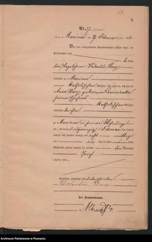 Obraz 20 z jednostki "Księga urodzeń"