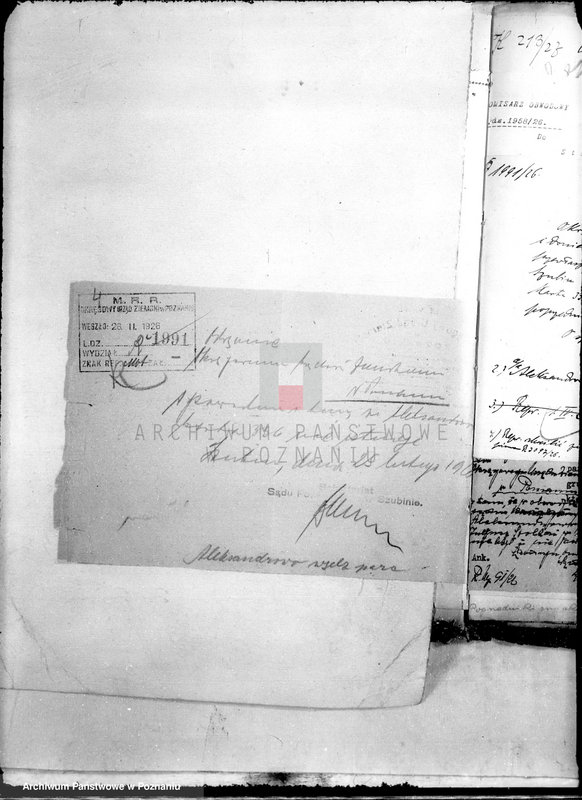 Obraz 8 z jednostki "/Sprawy przewłaszczeniowa Aleksandrowa powiat szubińskiego /dwór Piechcin/"