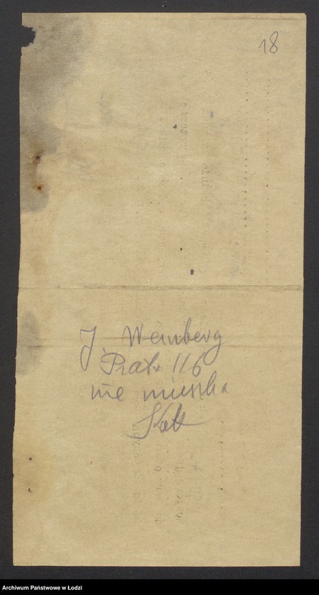 Obraz 20 z jednostki "Jakób Weinberg - sprzedaż towarów manufakturowych"