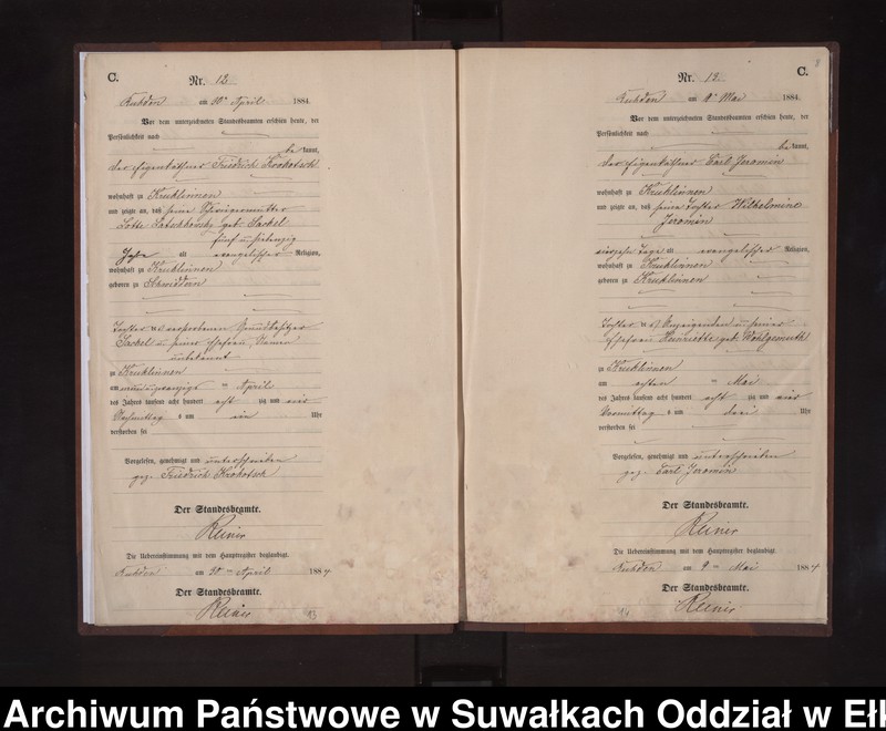 image.from.unit.number "Sterbe-Neben-Register des Preussischen Standes-Amtes Stasswinnen Kreis Loetzen"