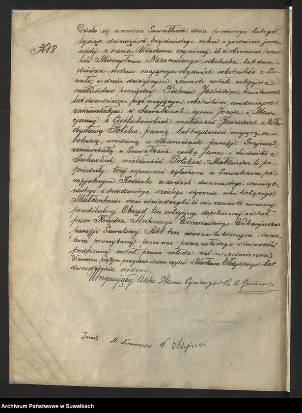 image.from.unit.number "Akty małżeństw 1930"