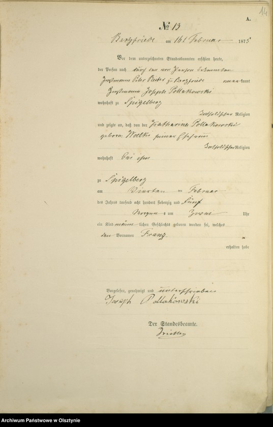 image.from.unit.number "Haupt-Geburts-Register Nr 1 - 80"