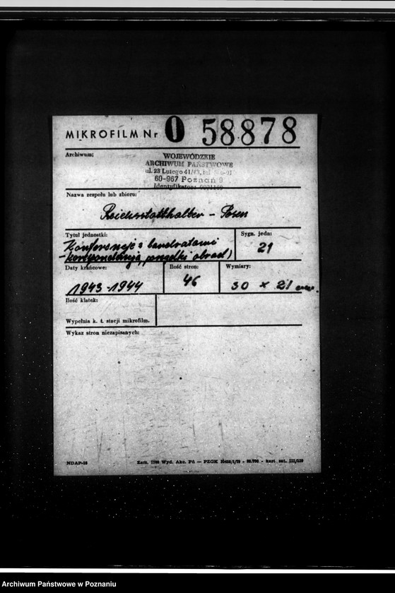 Obraz 2 z jednostki "Konferencje z landratami - korespondencja, porządki obrad"