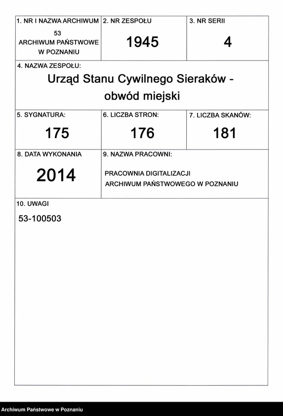 Obraz 1 z jednostki "Sterbe-Haupt-Register"