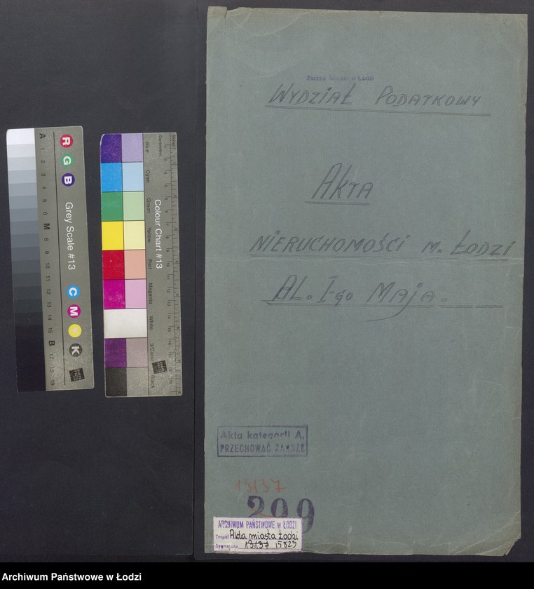 image.from.unit.number "Księga inwentarzowa nieruchomości m. Łodzi al. 1 Maja"