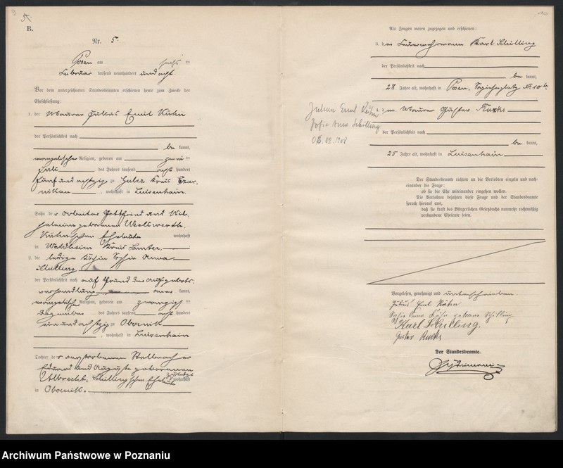 Obraz 7 z jednostki "Księga miejscowa małżeństw"